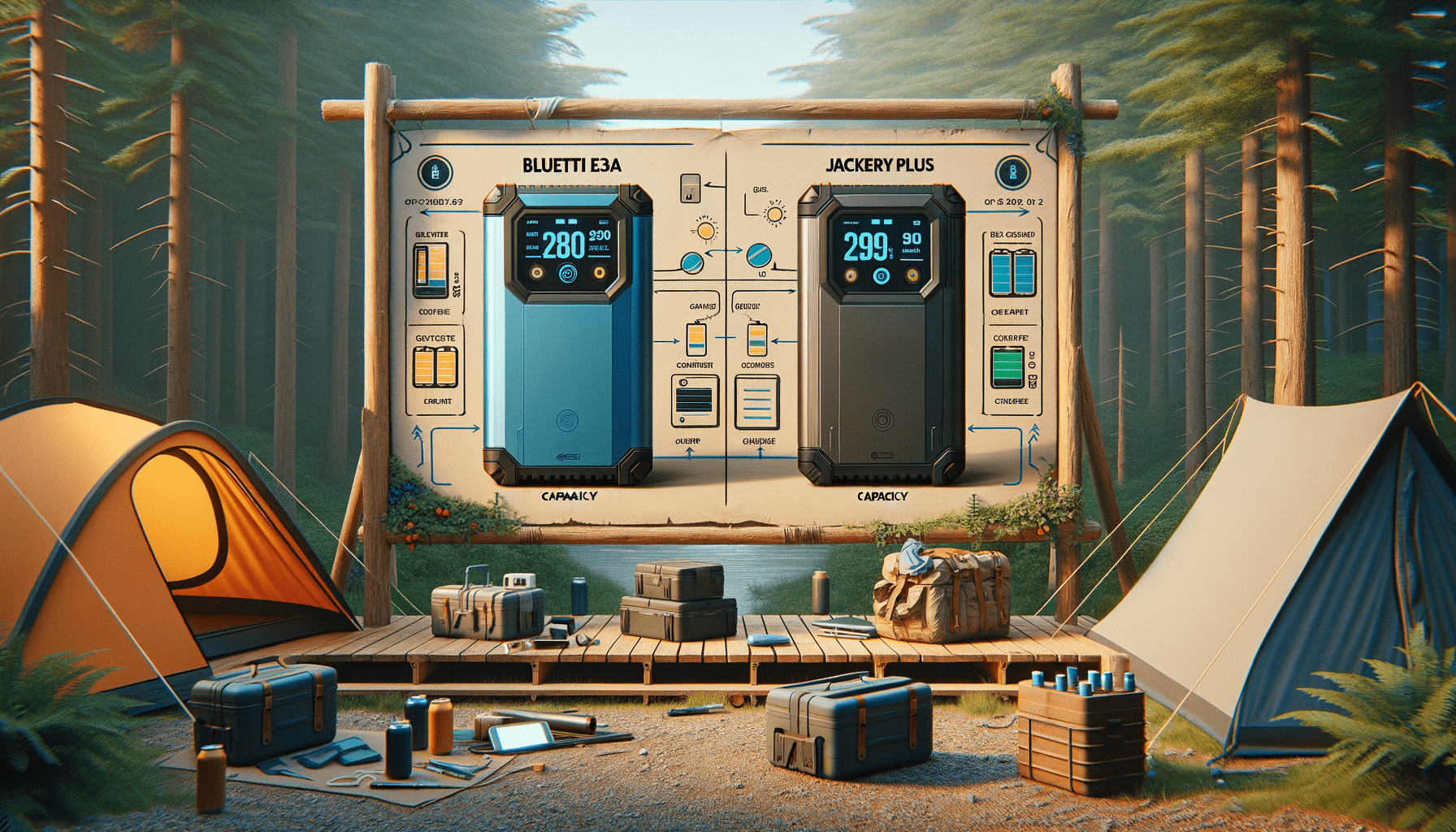 Bluetti EB3A vs Jackery 290 Plus: Portable Power Stations Face-Off