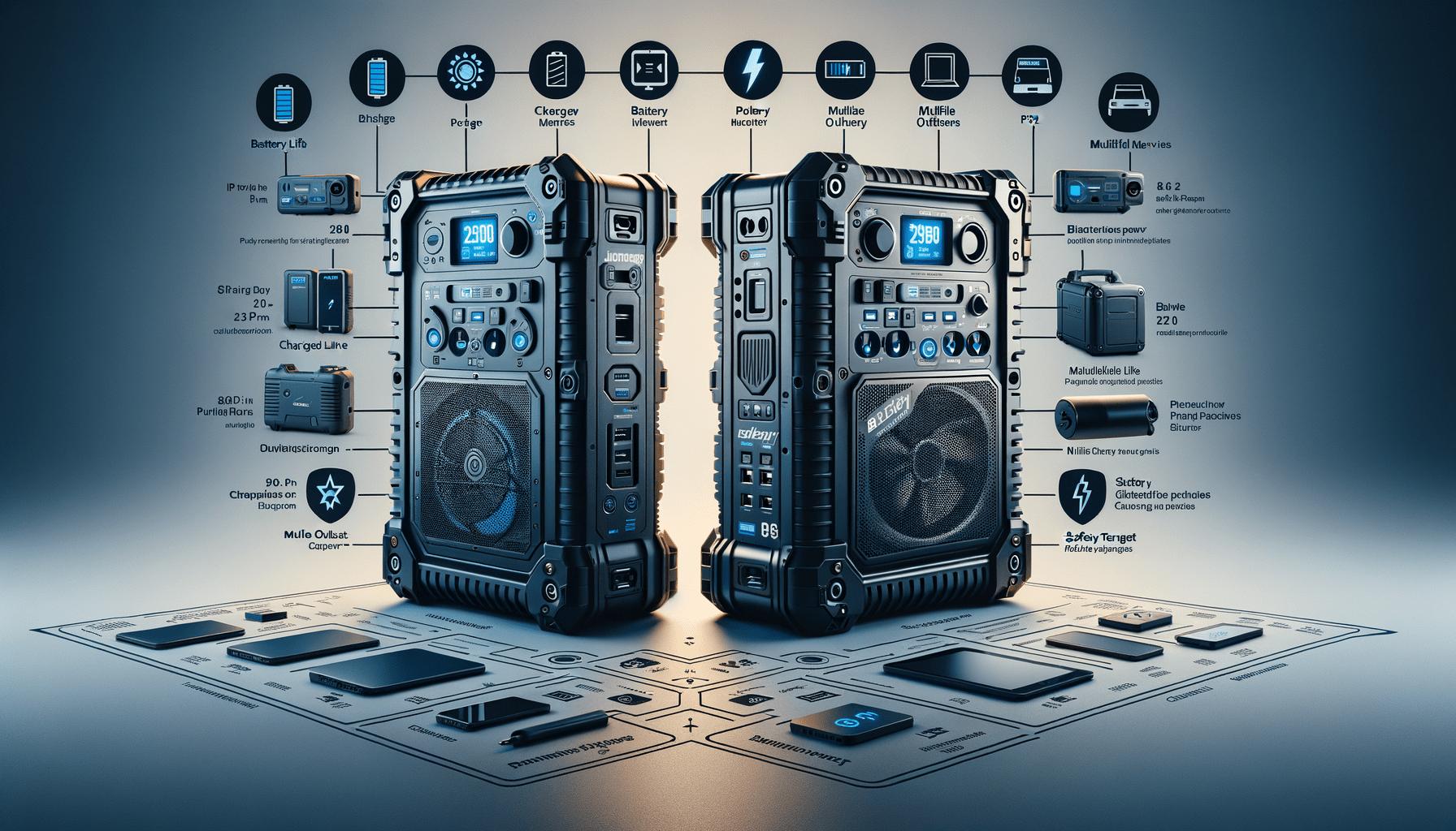 Head-to-Head: Exploring the BougeRV FORT 1500 vs. EcoFlow River Portable Power Stations